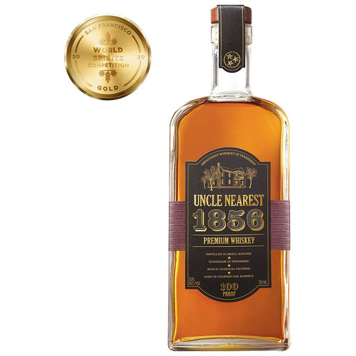 Uncle Nearest 1856 Premium Whiskey 70cl With Gold Award For 'World Spirits Competition' 