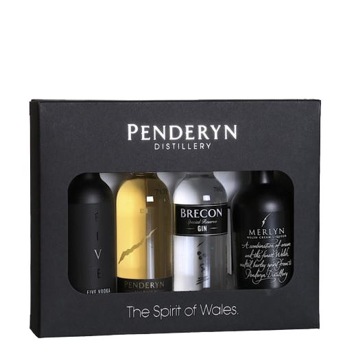 Penderyn Distillery 'The Spirit of Wales' Gift Pack 4 x 5cl