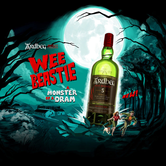 Ardbeg Wee Beastie 5 Year Old Whisky a monster of a dram poster