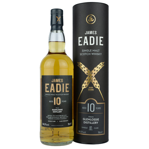 James Eadie Glenlossie 10 Year Old Cask Strength Whisky 70cl 54.3% ABV