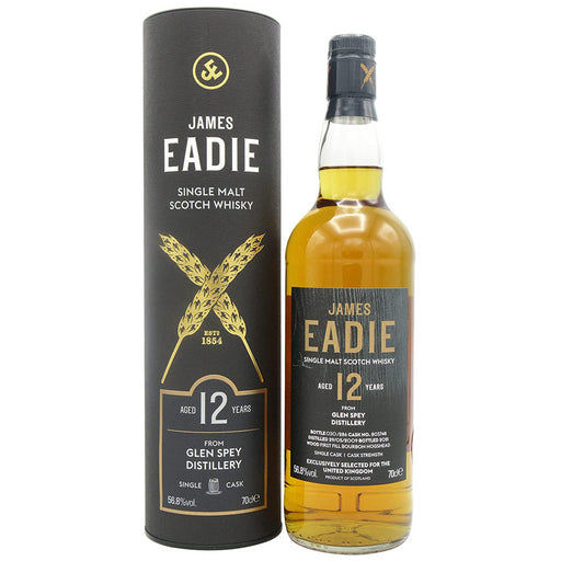 James Eadie Glen Spey 12 Year Old Scotch Whisky 70cl 56.8% ABV