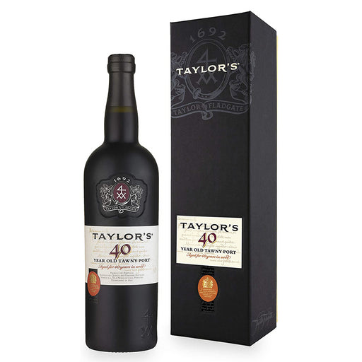 Taylors 40 Year Old Tawny Port In Branded Gift Box 75cl
