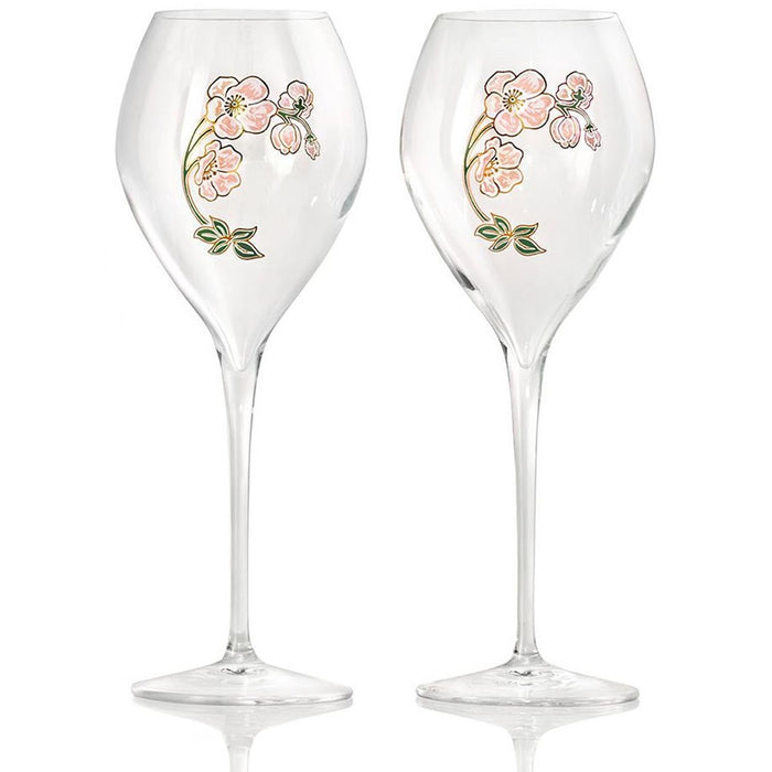 Perrier Jouet Blanc De Blancs Champagne 75cl Two Glass Gift Set