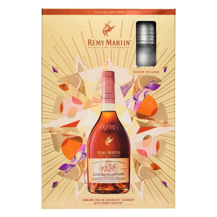 Remy Martin 1738 Accord Royal Cognac Cocktail Shaker Gift Pack 70cl