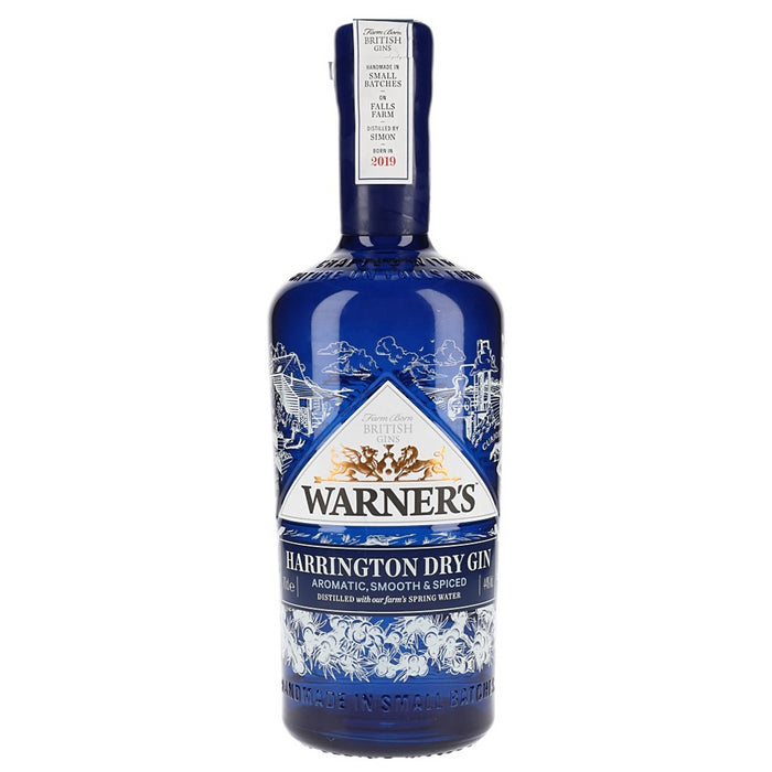 Warner's Harrington Dry Gin 70cl 44% ABV