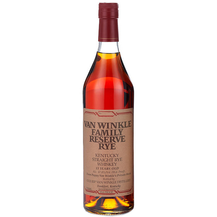 Van Winkle 13 Year Old Family Reserve Rye Whiskey 2020 Release 75cl 47.8%  ABV