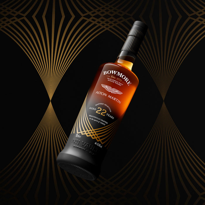 Bowmore Whisky With Artwork Background
