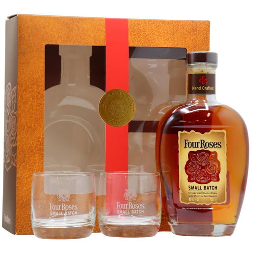 Four Roses Small Batch Bourbon Glass Gift Set 70cl