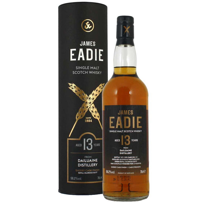 James Eadie Dailuaine 13 Year Old Oloroso Finish Scotch Whisky 70cl 56.2% ABV