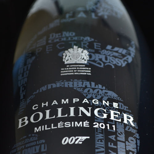 Closeup Of Bollinger 007 James Bond Limited Edition Millesime 2011