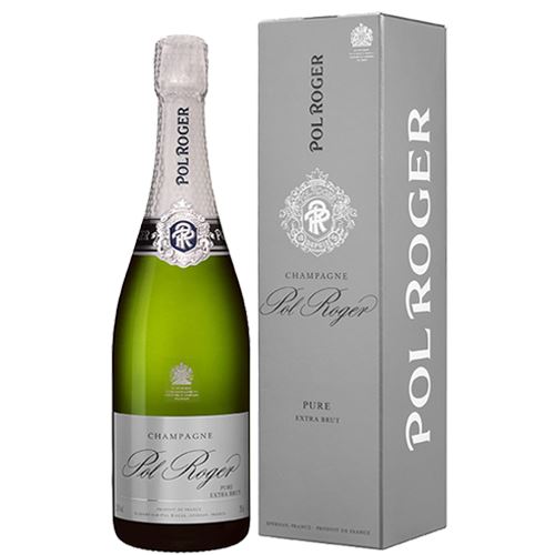 Pol Roger Pure Extra Brut NV 75cl Champagne Gift Boxed