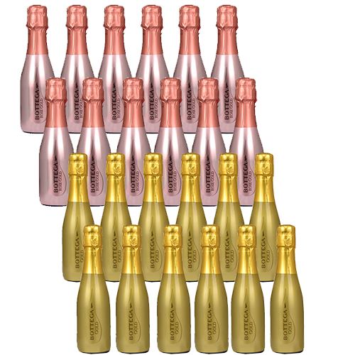 Bottega Sparkling Wine Rose and Gold 20cl Case of 24