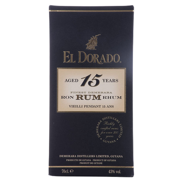 El Dorado 15 Year Old Rum 70cl 43% ABV