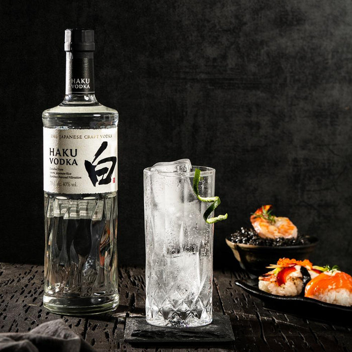 Suntory Vodka And Cocktail With Sushi
