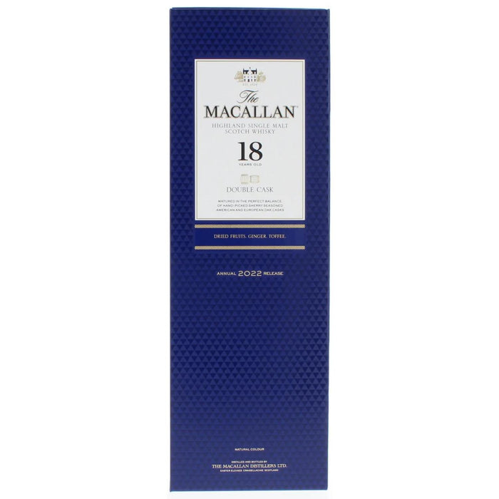 Macallan 18 Year Old Double Cask 2022 Release Whisky 70cl