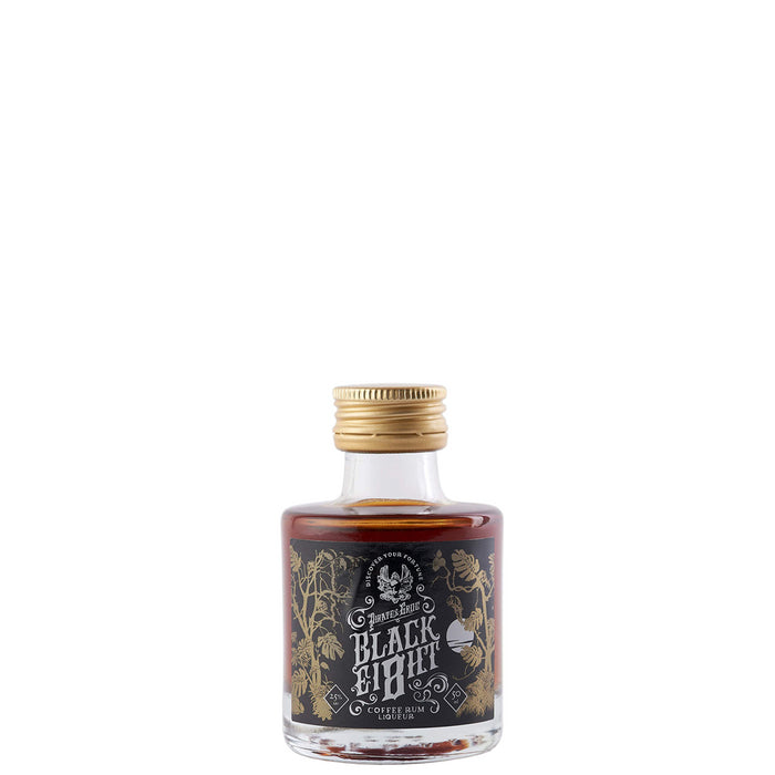 Pirates Grog Black Ei8ht Coffee Rum Liqueur Miniature 5cl 25% ABV