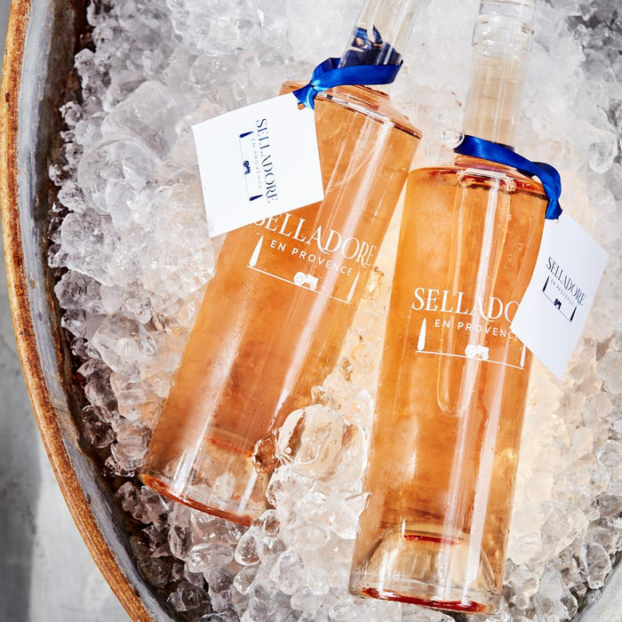 2 Bottles Of William Chase Selladore En Provence Rose Wine On Ice