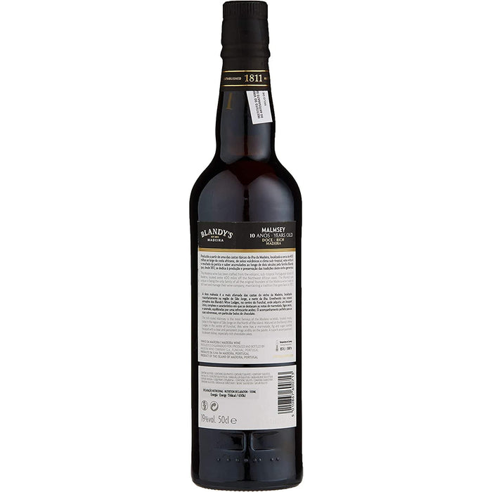 Blandy's Malmsey 10 Year Old Madeira 50cl