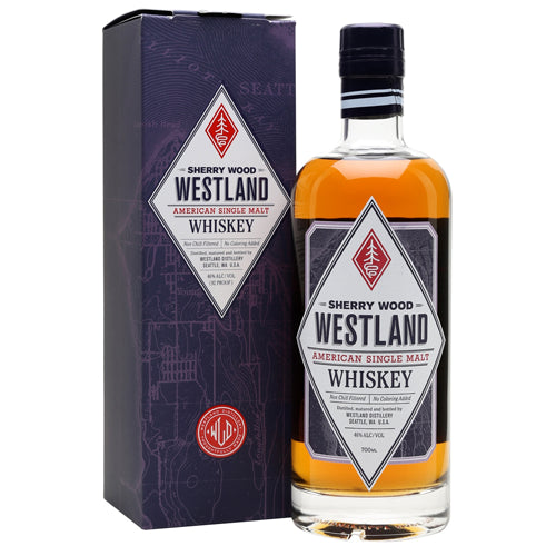 Westland Sherry Oak Single Malt Whiskey 70cl 46% ABV