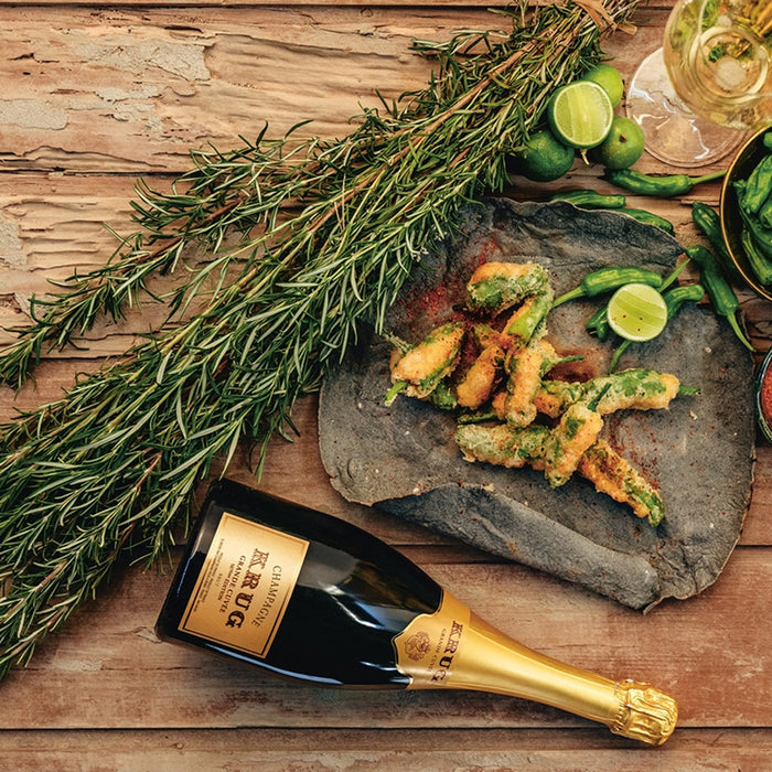 Krug Champagne With Food