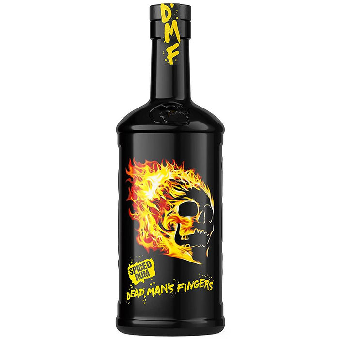 Dead Mans Fingers Limited Edition Spiced Rum: Flaming Skull Bottle 1.75L