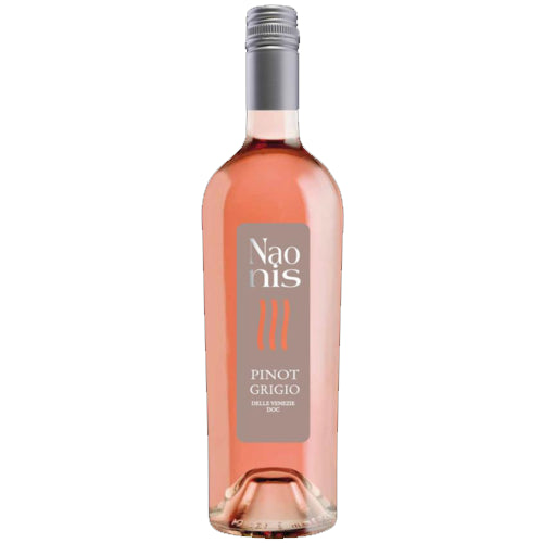 Bottle Of Naonis Pinot Grigio Blush Wine