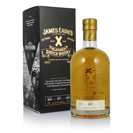 James Eadie Trade Mark "X" Blended Scotch Whisky 70cl 45.6% ABV
