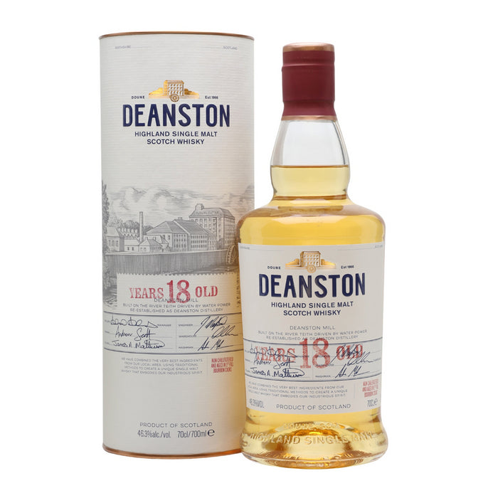 Deanston 18 Year Old Highland Single Malt Scotch Whisky 70cl 46.3% ABV
