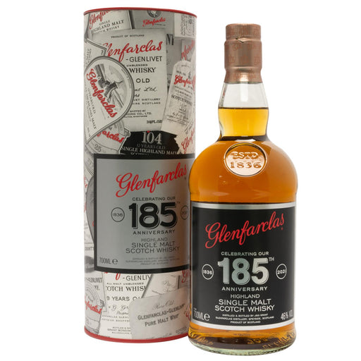 Glenfarclas Highland Whisky 185th Anniversary Bottling Gift Boxed