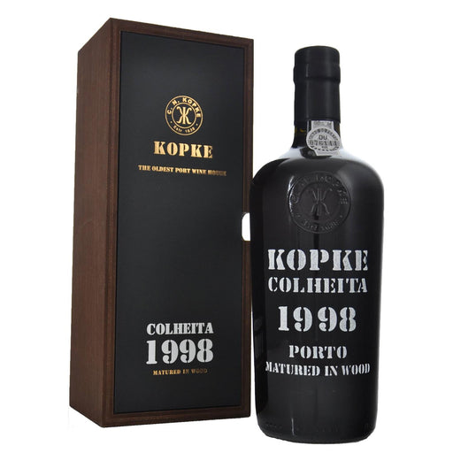 Kopke Colheita Port 1998 In Wooden Gift Box 75cl