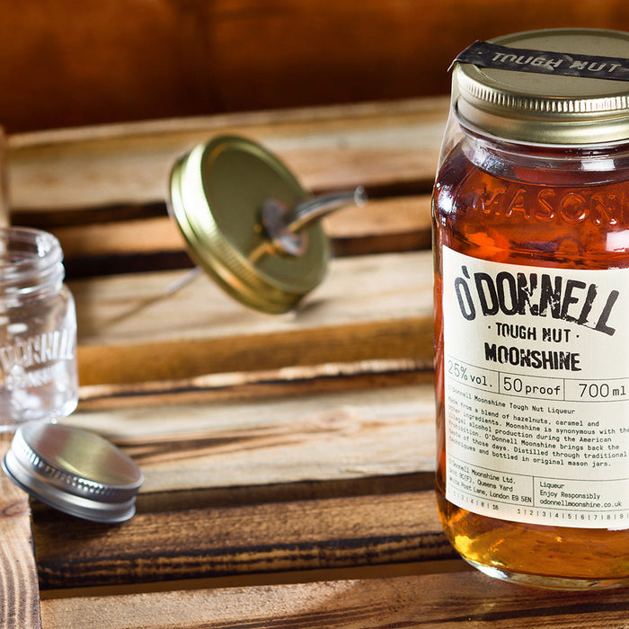 O'Donnell Moonshine Tough Nut with Pouring Lid 70cl 25% ABV