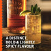 Bulleit Bourbon Advert With 'A Distinct Bold And Lightly Spicy Flavour' Written Across