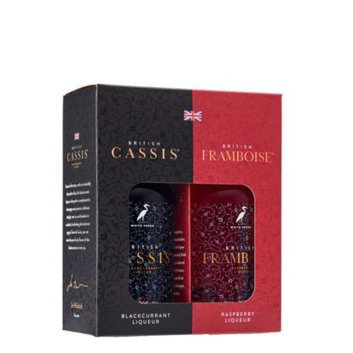 British Cassis & Framboise 2x20cl Gift Set 