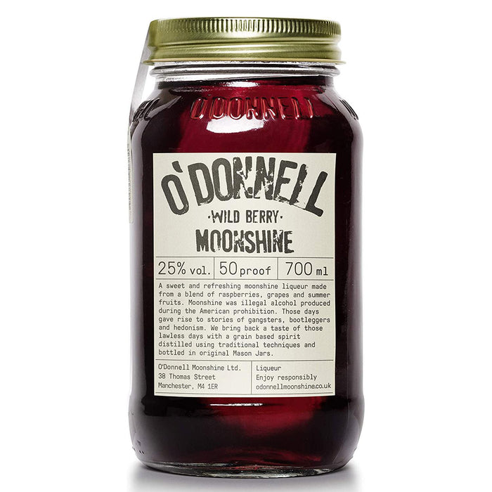 O'Donnell Moonshine Wild Berry With Pouring Lid 70cl