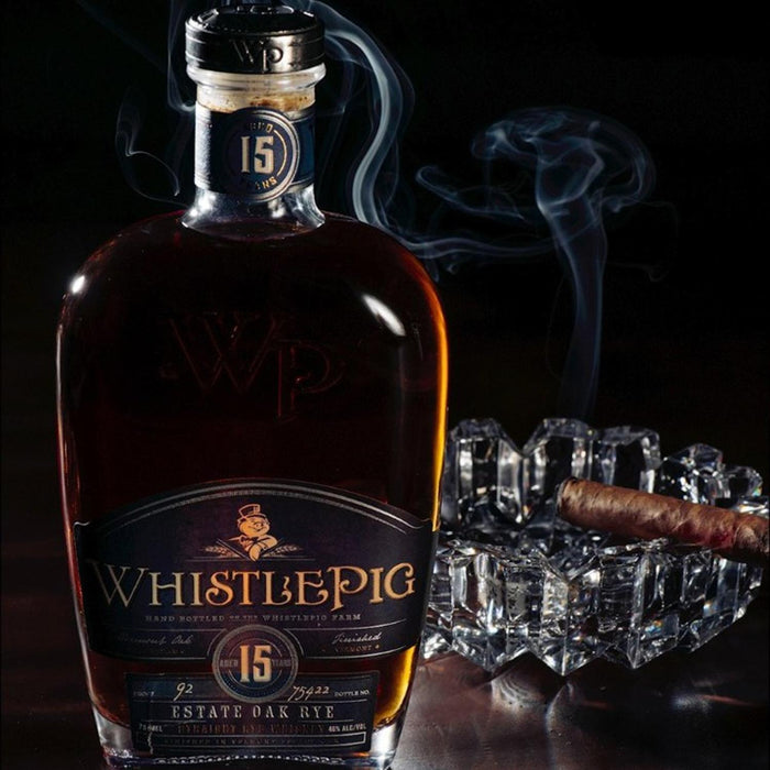 WhistlePig 15 Year Old Estate Oak Rye Whiskey 70cl