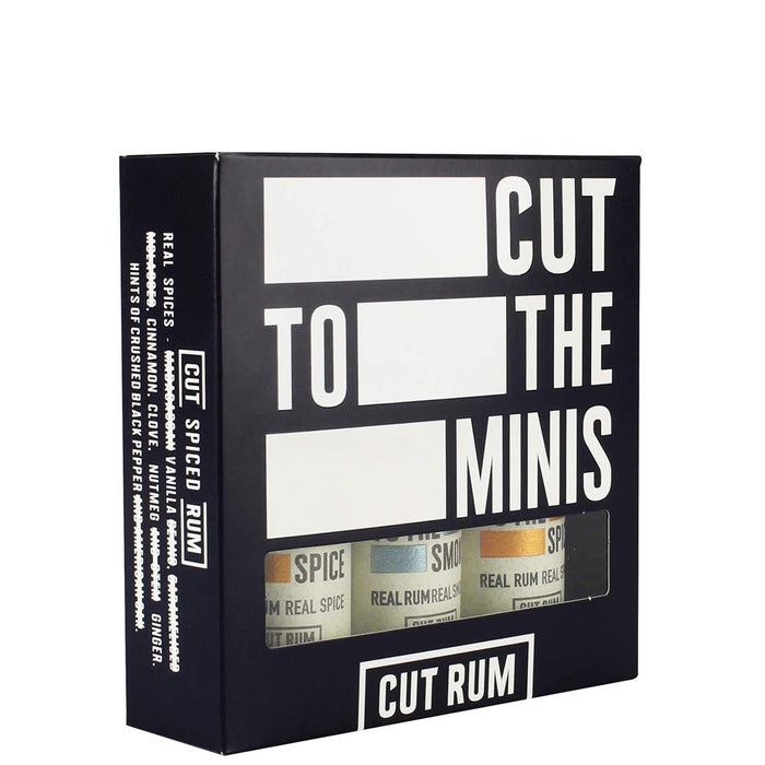 Cut Rum Miniature Trio Gift Set 3 x 5cl