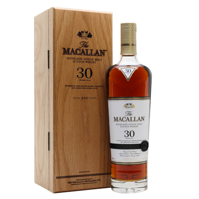 Macallan 30 Year Old Sherry Oak 2021 Release Whisky 70cl 43% ABV