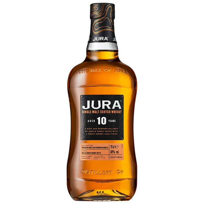 Jura 10 Year Old Whisky 70c