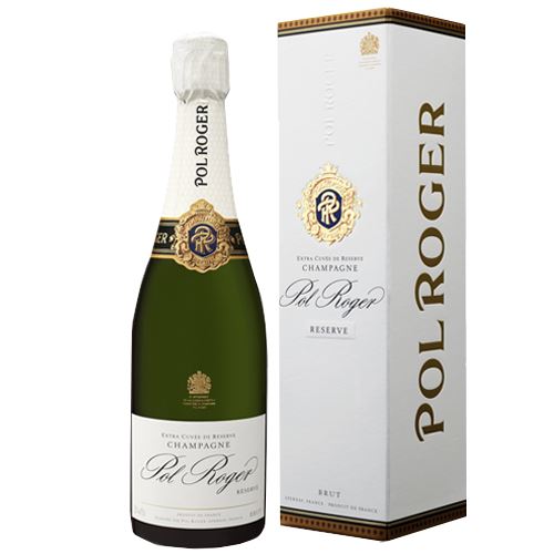 Pol Roger Brut Reserve NV Champagne 75cl Gift Boxed 12.5% ABV