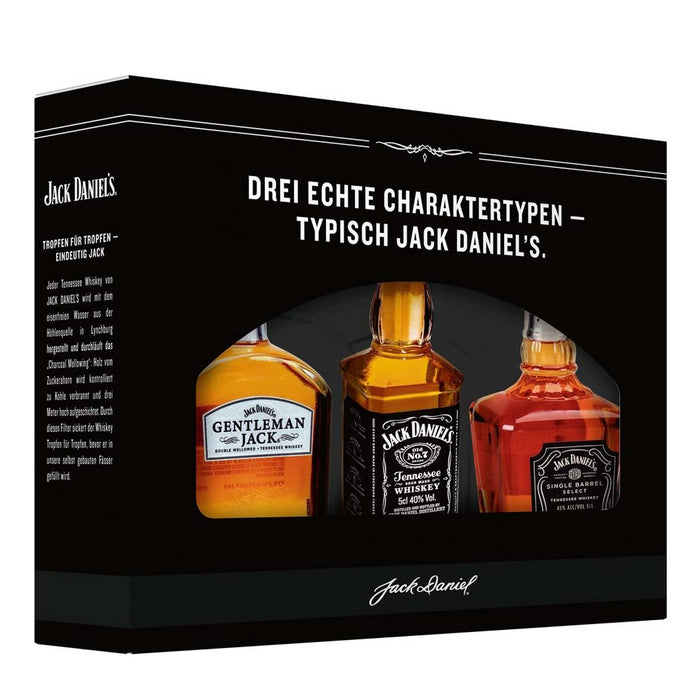 Jack Daniels - The Family Pack Miniature Gift Pack 3x5cl