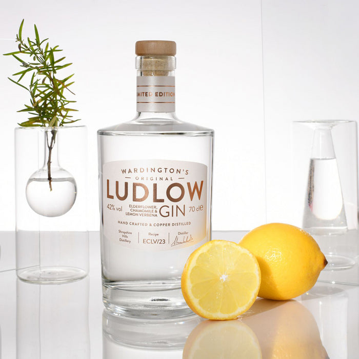 Ludlow Elderflower, Chamomile & Lemon Verbena Gin 70cl 42% ABV