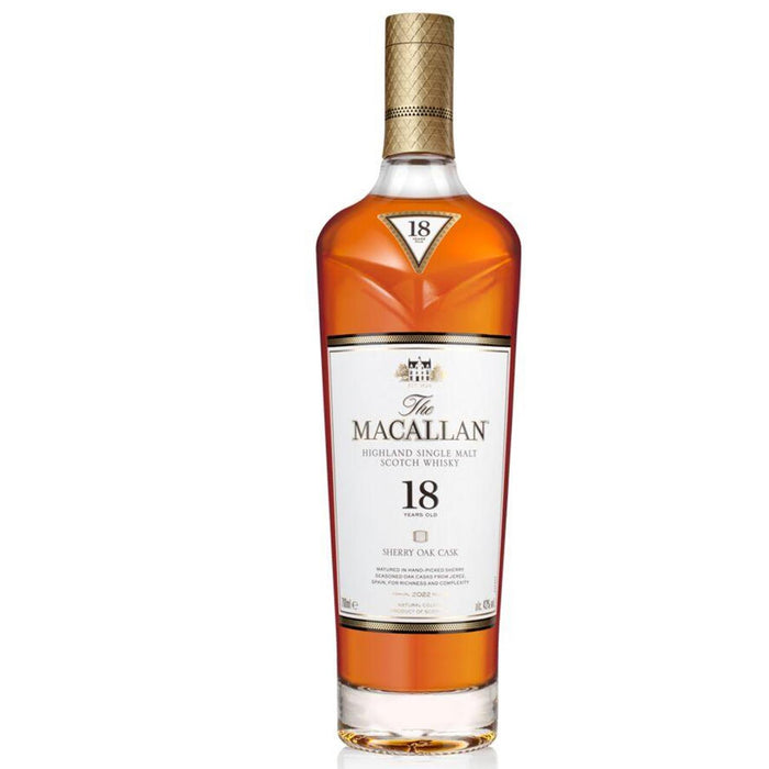 Macallan 18 Year Old Sherry Oak Whisky 2022 Release 70cl