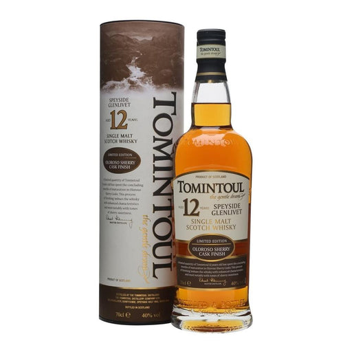 Tomintoul Oloroso Sherry Cask 12 Year Old Scotch Whisky 70cl 40% ABV