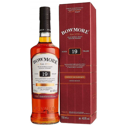 Bowmore 19 Year Old French Oak Barrique Whisky 70cl And Gift Box