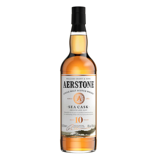 Bottle Shot Of Aerstone 10 Year Old Single Malt Sea Cask Whisky