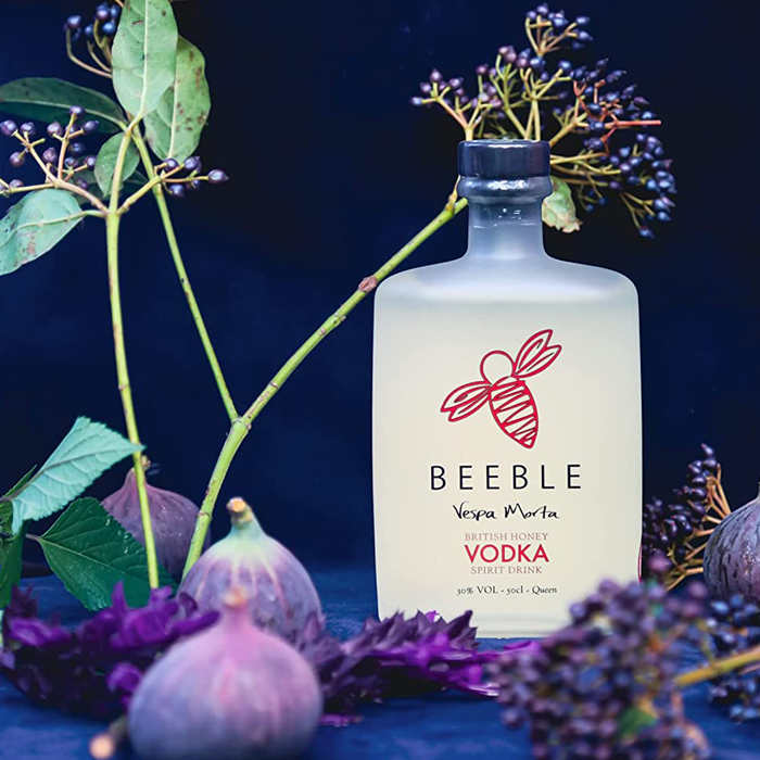 Beeble Honey Vodka with some fruit