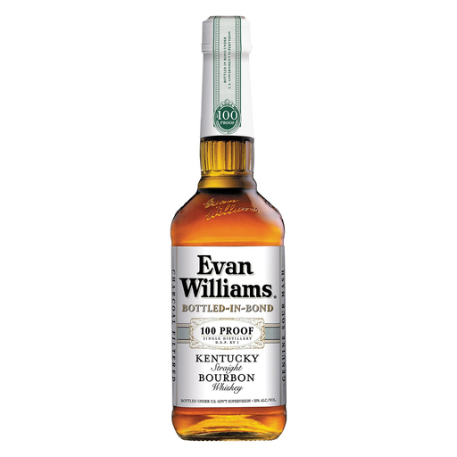 Bottle of Evan Williams Bottled In Bond Bourbon