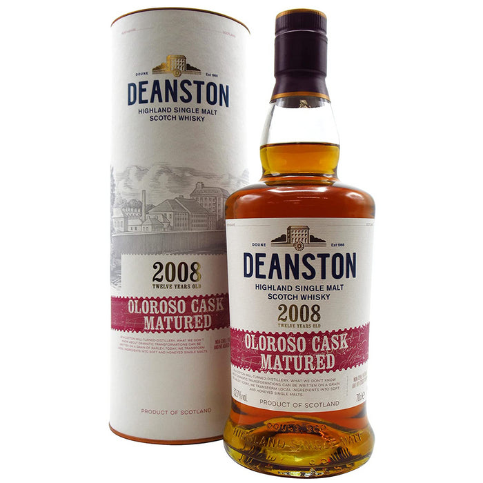 Deanston 12 Year Old 2008 Oloroso Cask Matured Whisky 70cl