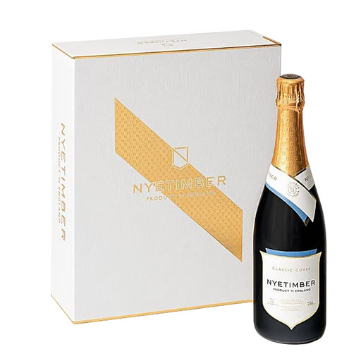 Nyetimber Classic Cuvee English Sparkling Wine 75cl 2 Glass Gift Pack