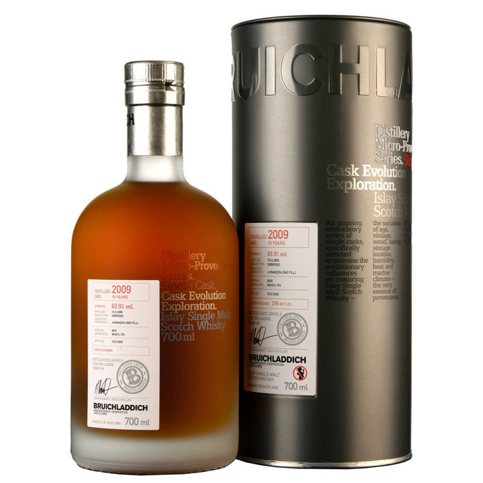 Bruichladdich Micro Provenance 10 Year Old 2009 Islay Single Malt Whisky 70cl Next To Gift Box